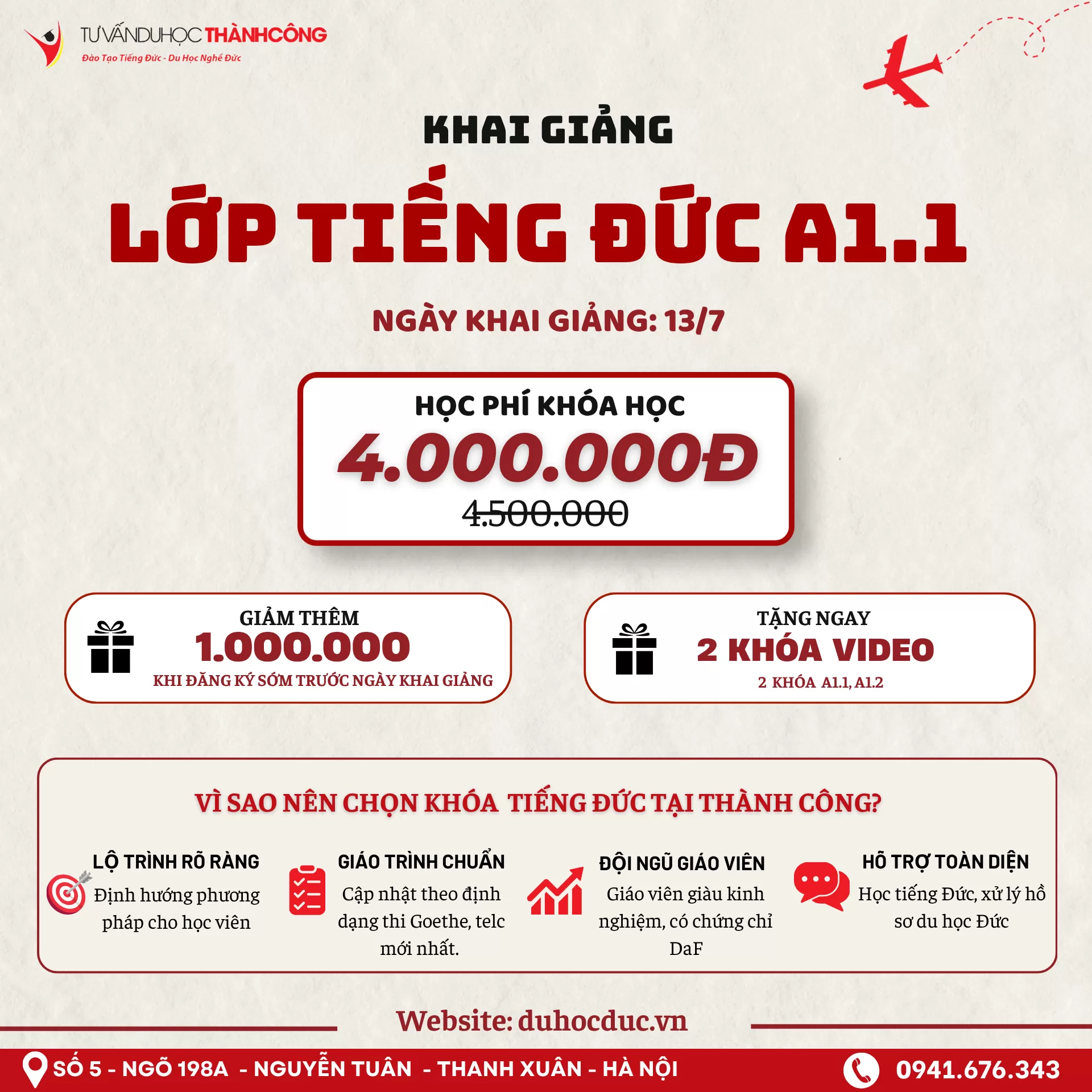 KHAI GIẢNG LỚP TIẾNG ĐỨC A1.1 - 13/7