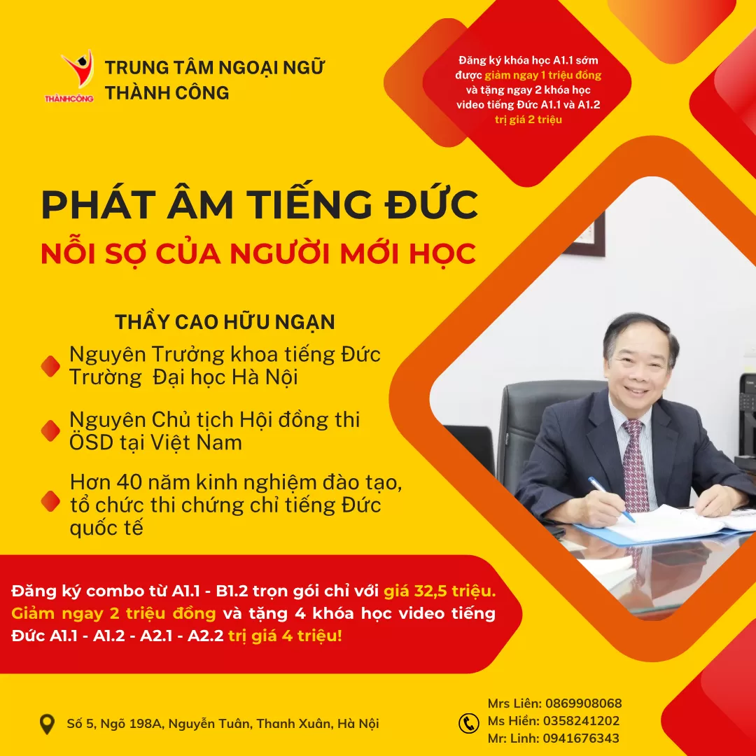 TẠI SAO PHÁT ÂM TRONG TIẾNG ĐỨC RẤT KHÓ?