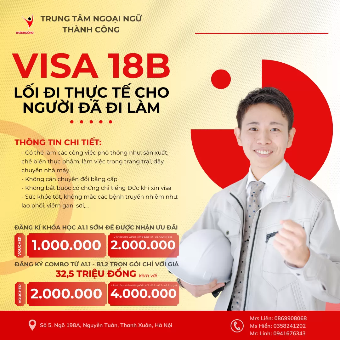 VISA 18B: LỐI ĐI THỰC TẾ CHO NGƯỜI ĐÃ ĐI LÀM