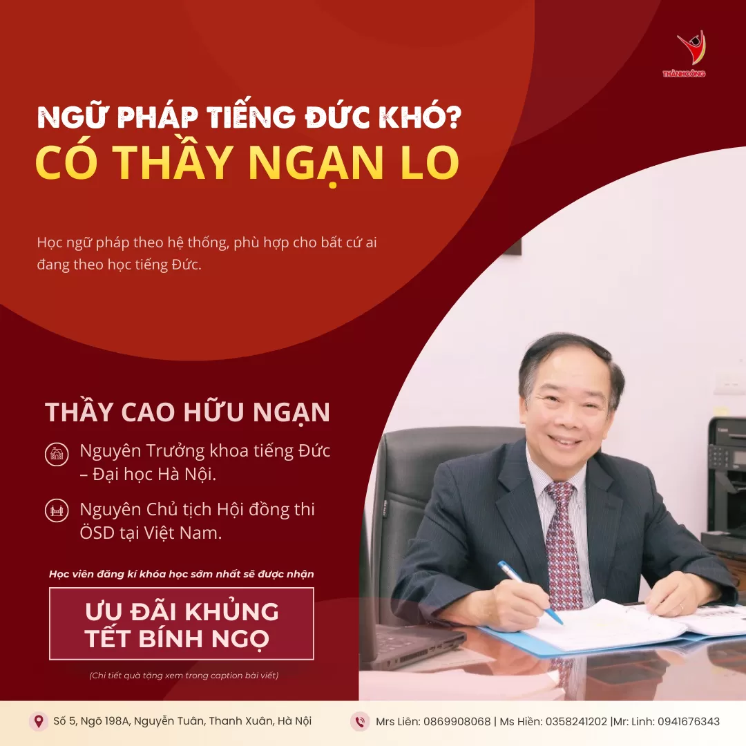 NGỮ PHÁP TIẾNG ĐỨC CÓ KHÓ NHƯ LỜI ĐỒN?