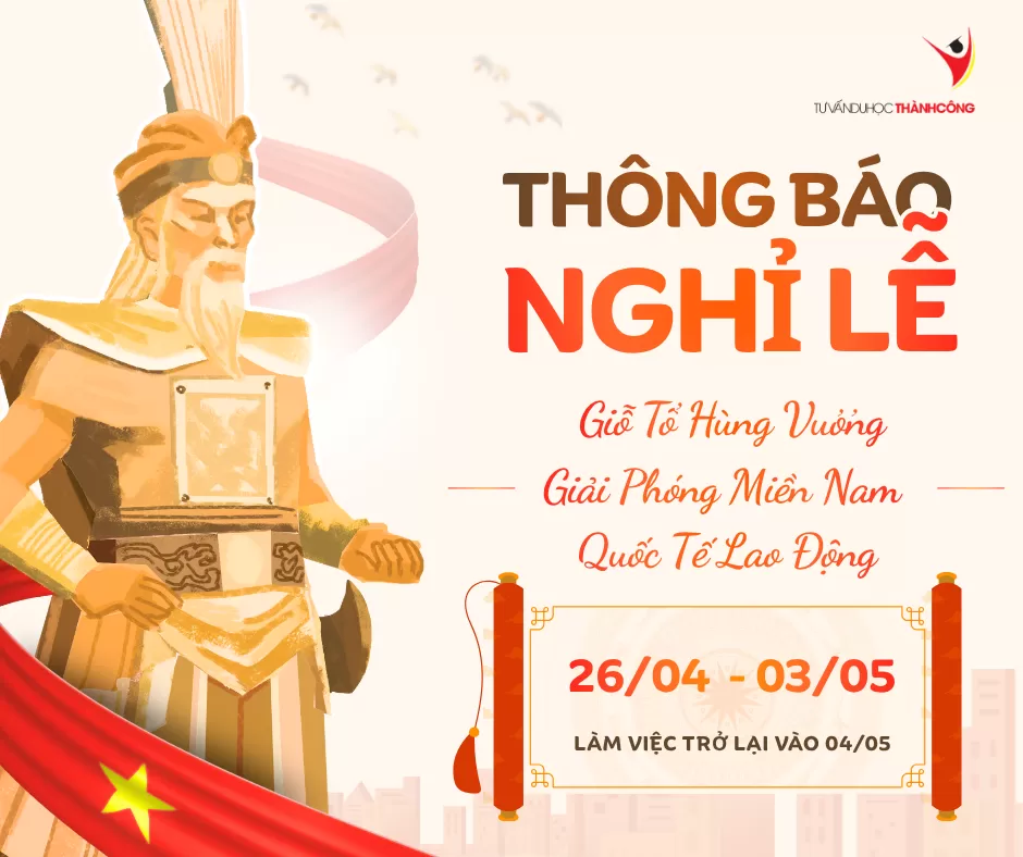 THÔNG BÁO LỊCH LÀM VIỆC & NGHỈ LỄ