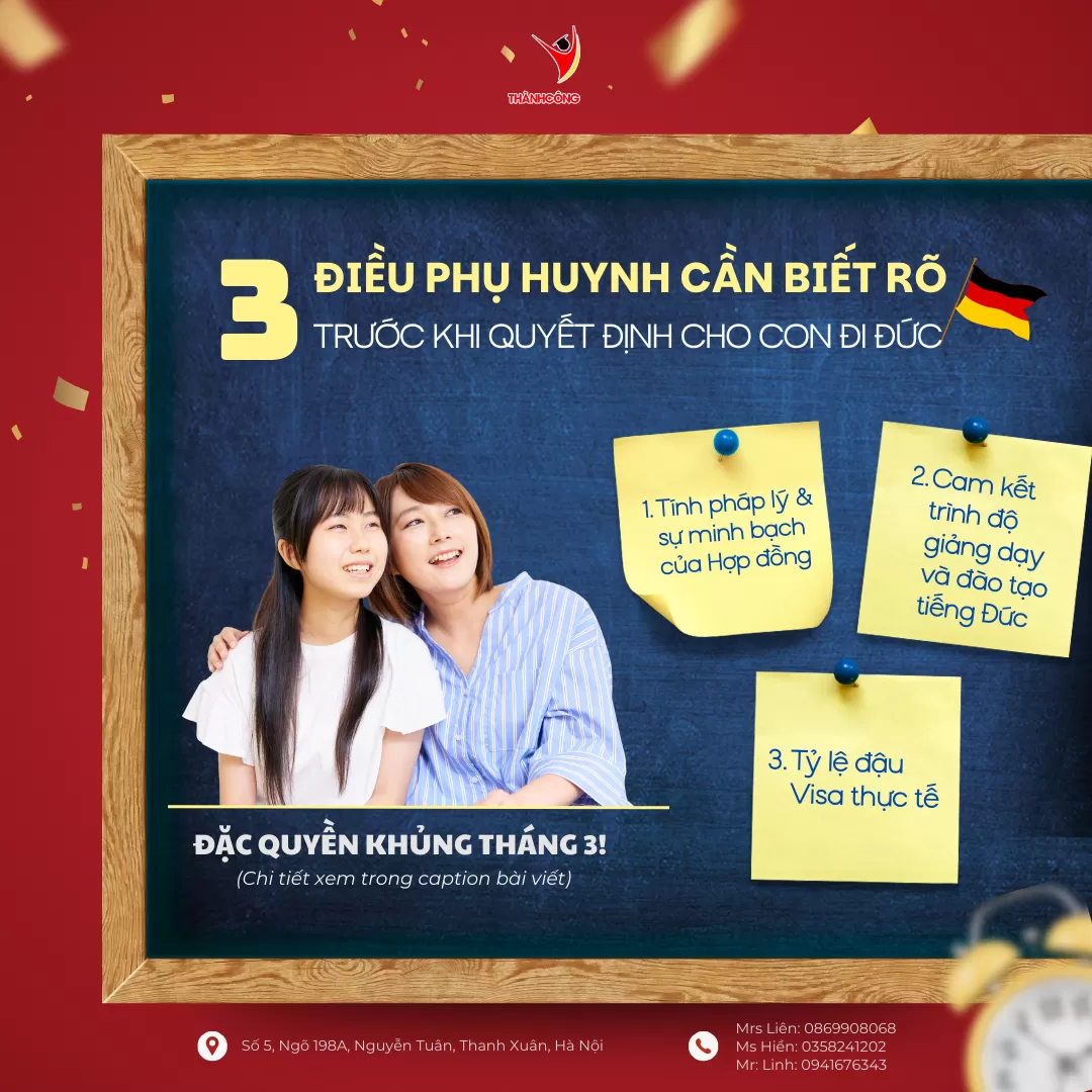 TRƯỚC KHI QUYẾT ĐỊNH CHO CON ĐI ĐỨC, PHỤ HUYNH CẦN BIẾT RÕ 3 ĐIỀU NÀY