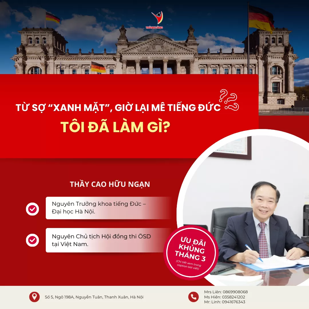 NGHE ĐỒN TIẾNG ĐỨC KHÓ NUỐT? ĐẾN LỚP A1.1 OFFLINE ĐỂ THẤY “HÓA RA NÓ CŨNG DỄ THƯƠNG”